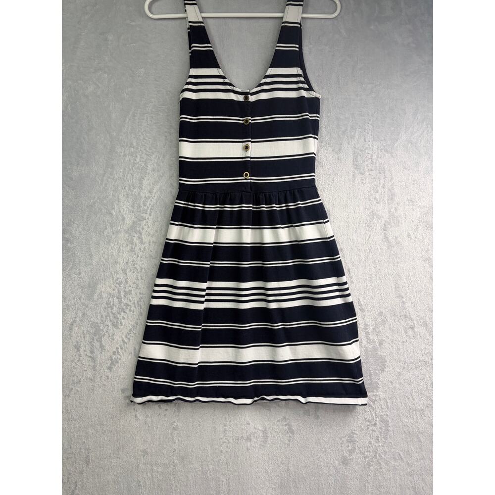 J.Crew Navy & White Striped Mini Nautical Tank Dress - Size XXS - Picture 8 of 8